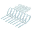 【複数割引対象品】ナイロン 結束バンド タイラップ 250本 300×3.6mm 整理 結束 ケーブル 束ねる 収納 配線 管理 パソコン コード tecc-t...