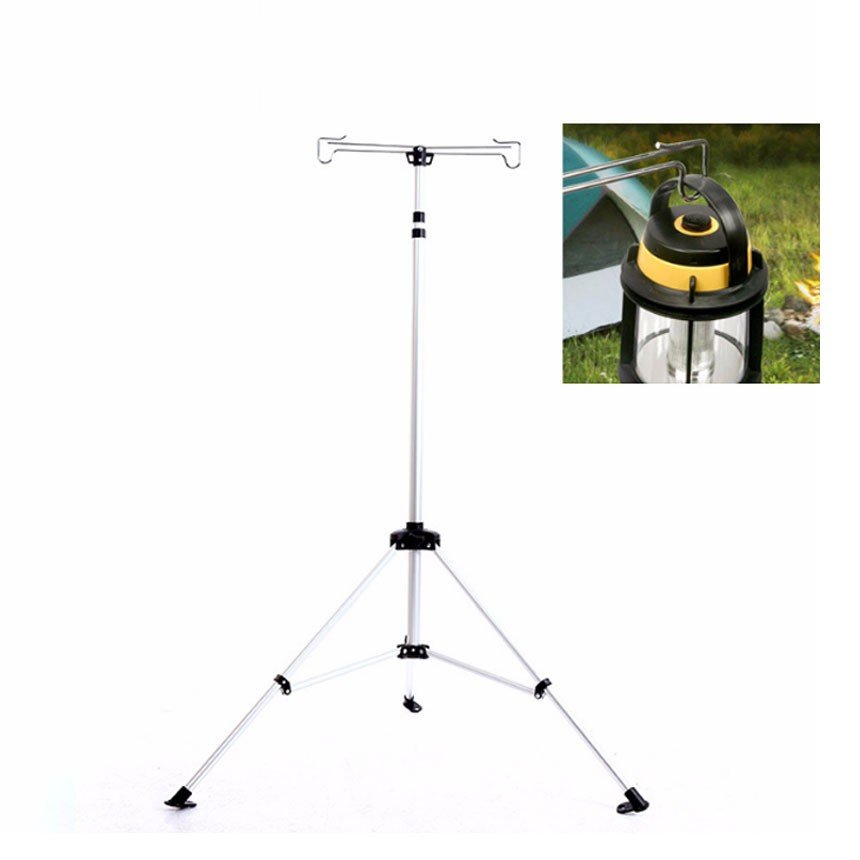 ランタンスタンド 三脚 折りたたみ コンパクト キャンプ アウトドア BBQ 吊り下げ アクセサリー 夜間 ..
