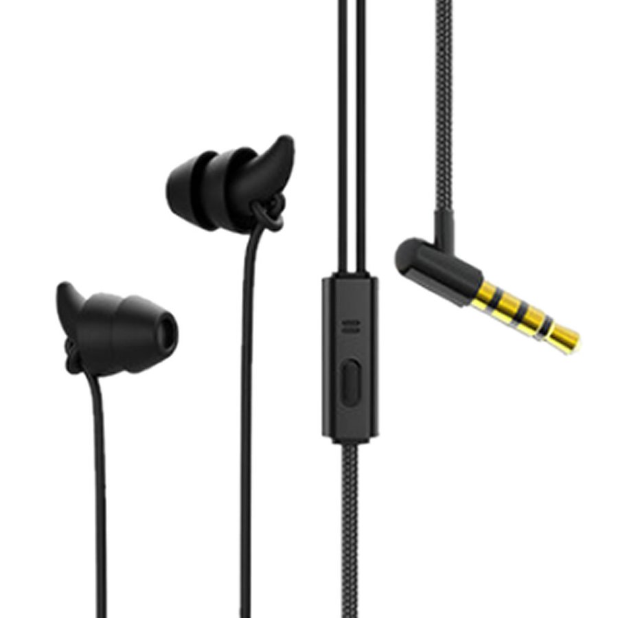 Sound-Isolating Type - 有線タイプ シリコン 寝落ち イヤホン リモコン マイク付 製 寝ながら 聞いても痛くない 超軽量 超小型 快適 カナル型 tec-siliyear