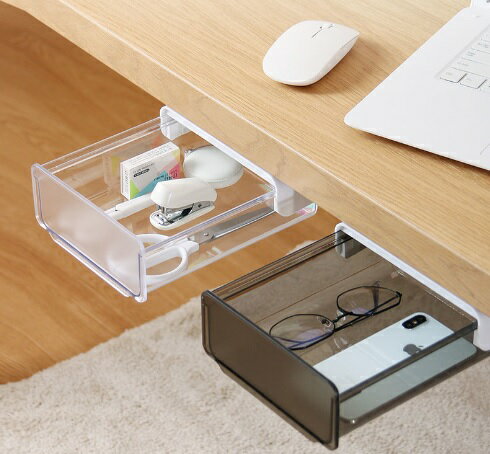 汎用 引き出し 机 棚 収納トレー デスク テーブル ミニ 小物 取り付け簡単 大容量 整理 小物 デスク オ..