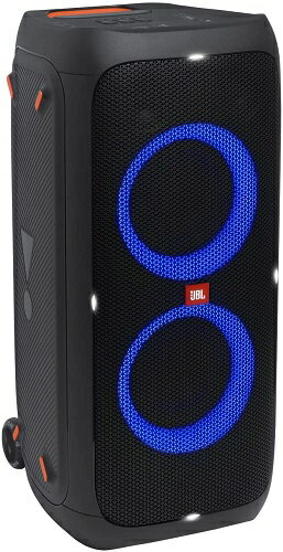 北海道・沖縄・離島は注文不可です　JBL PARTYBOX310 Bluetoothスピーカー ワイヤレス IPX4/マイク入力/ギター入力搭載/キャスター付き ブラック