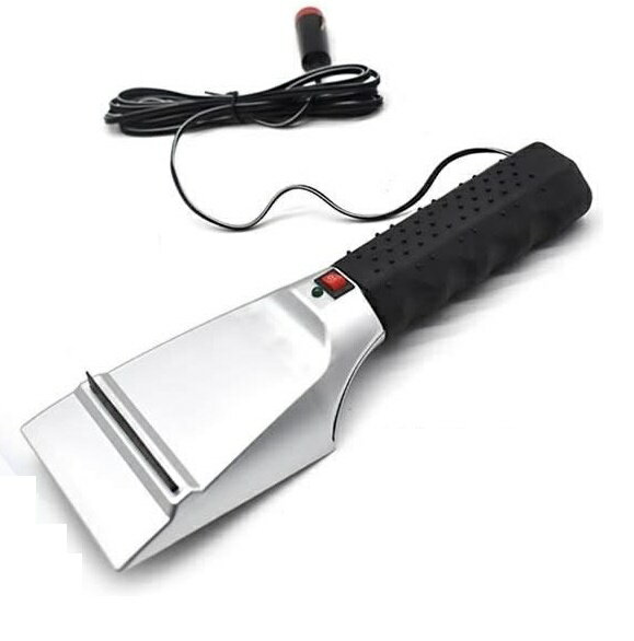Rakuten - 【複数割引対象品】電熱 スノースクレーパー 結露 凍結 積雪 除去 シガー電源 車 車載 朝 冬 電気 ヒーター ショベル 12V tec-snowden
