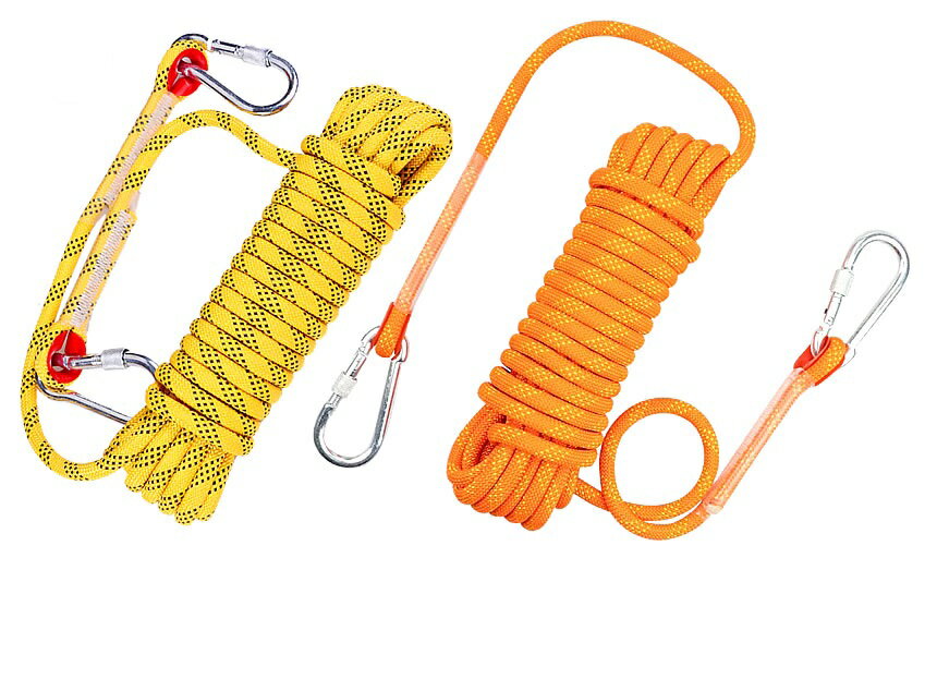 Rakuten - カラビナ式 牽引ロープ けん引 カーロープ レスキュー 脱出 ロープ 耐荷重2.1t 緊急 20m 厚み10mm スタック 雪 凍結 ぬかるみ 故障 脱輪 救助 移動 tec-ttrope