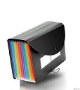 蓋付き アコーディオンファイル 伸縮 持ち運び 12ポケット A4オーガナイズBOX 大容量 書類 収納 整理 分類 デスク周りtecc-ft12box1set...