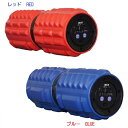 【アウトレット見本品】ライフフィット LIFE FIT フォームローラー ツイストロール ブルー レッド Fit009 BU RD 振動ローラー ストレッチ 筋膜リリース マッサージャー