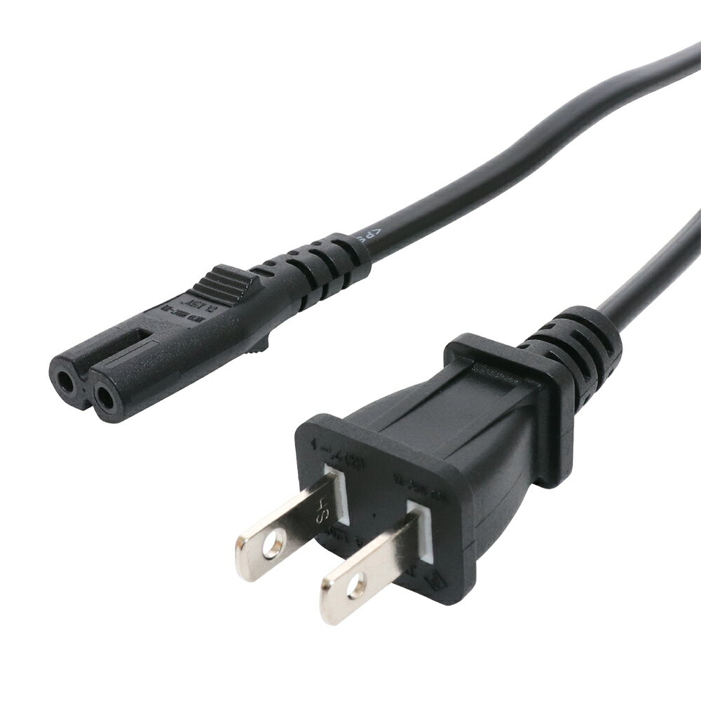 電源ケーブル 海外対応 Aタイプ 250V対応 電源ケーブル 1.5m ミヨシ MCO MBC-TA216 国内・海外で使える..