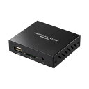 メディアプレーヤー サンワサプライ MED-PL2K102 テレビと接続して、パソコン不要でSDカードやUSBメモリのデータを再生(2)