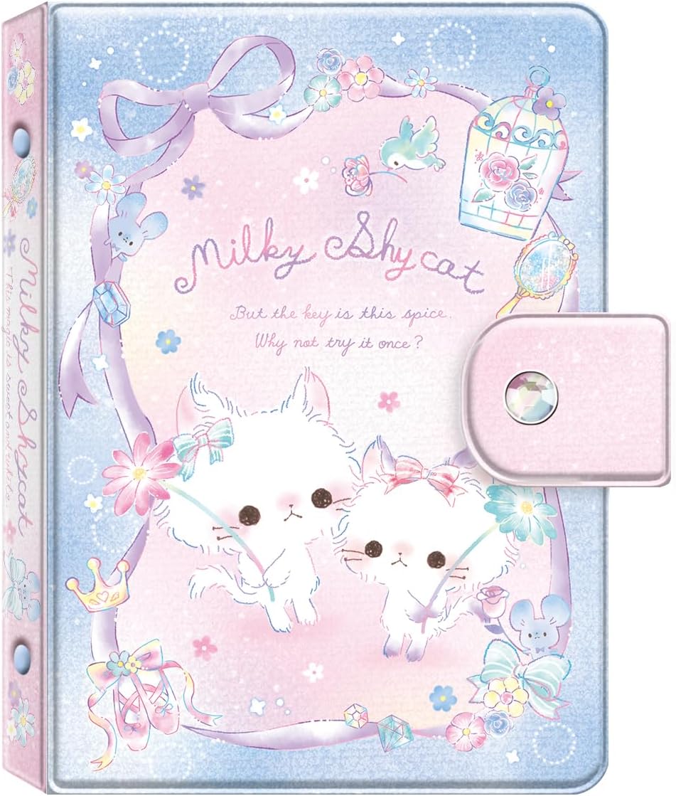 マイシールバインダー シール帳 ミルキーシャイキャット クーリア Q-LIA バインダー 01136