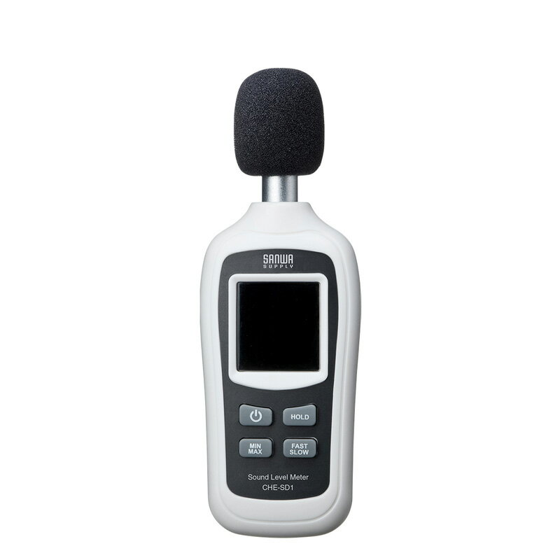 Rakuten - デジタル騒音計サンワサプライ CHE-SD1 小型サイズで携帯性に優れた、気温測定機能付きのデジタル騒音計