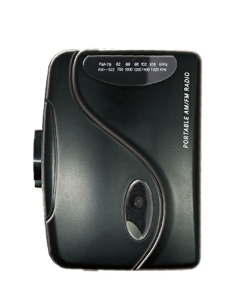 HAC ポータブルラジカセ HAC4531a ステレオ カセットプレーヤー/FM/AMラジオ イヤホン付き