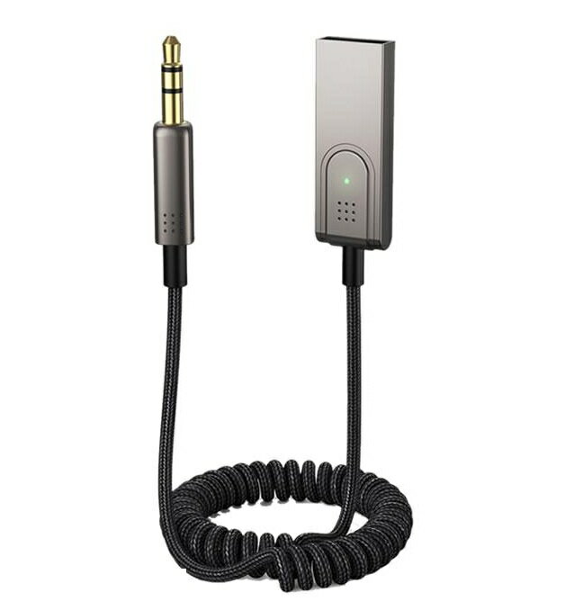 Bluetooth アダプタ レシーバー ワイヤレス オーディオ 車 スマホ USB AUX 無線 小型 tec-kurublt