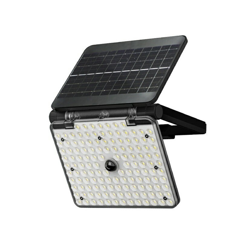 Rakuten - 取付け簡単 折り畳み式 ソーラーライト 137LED 人感センサー ライト 屋外 照明 ガーデン キャンプ ランタン ソーラー 防水 tec-soler137