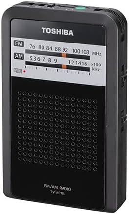 Other - 携帯ラジオ ポケットラジオ LEDライト付き 東芝 TOSHIBA TY-APR5-K ブラック