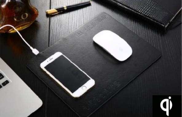 マウスパッド一体型ワイヤレスチャージャー充電器Qi規格対応充電おしゃれdar-qi02padiPhoneXR/XS/XSMax/