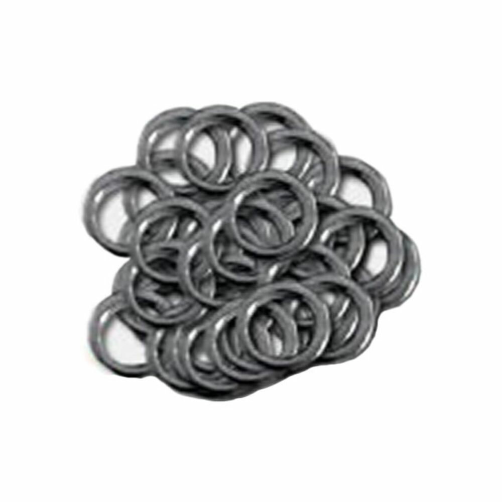 【メール便発送・代引不可】釣り具 用品 アシストリング 100個セット Mサイズ(7.6mm) プレスリング メタルジグ ジギング ジグ交換 TEC-STRIN...