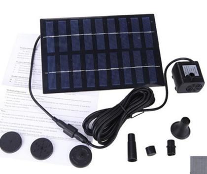 ソーラーポンプ　電気代0円　ソーラーパネルで省エネ仕様 お庭の噴水や池でも使えるソーラー池ポンプ　DAR-SP001　【送料無料】