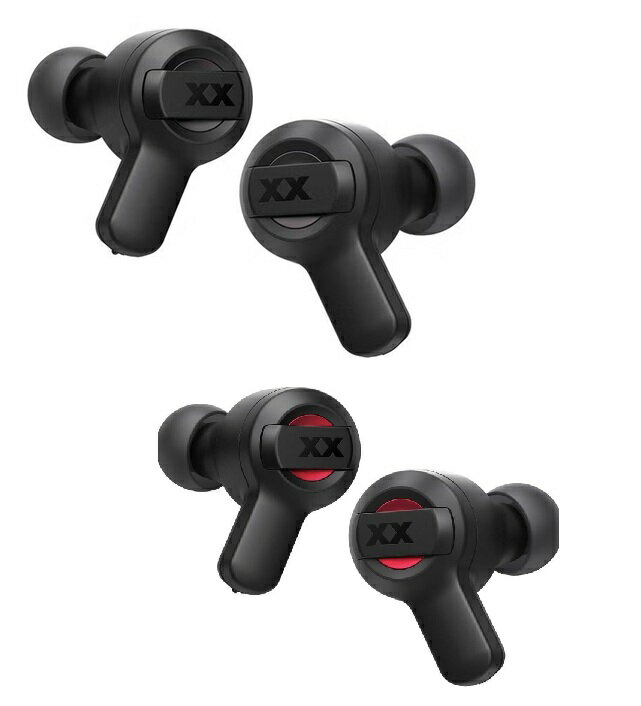 ワイヤレスイヤホン JVCケンウッド JVC HA-XC62T レッド ブラック　Bluetooth 重低音 XXシリーズ マイク付き 本体質量4.4g（片耳）最大24時間再生 防水 防塵 耐衝撃