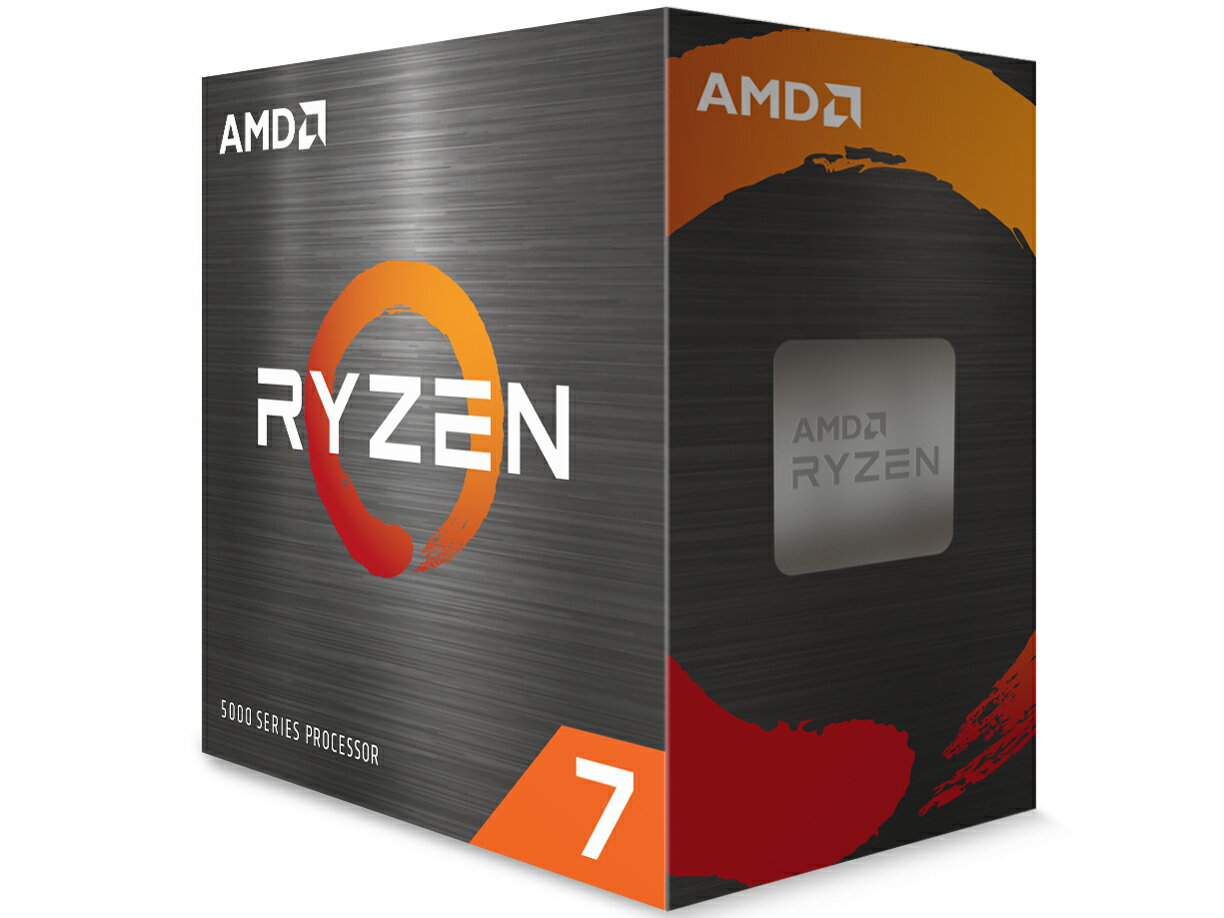 AMD Ryzen 7 5800X BOX 100-100000063WOF [ AMD Ryzen 7 5800X プロセッサ CPU 3.8GHz 8コア 16スレッド 36MB 105W ソケットAM4 メーカー保証3年 ]