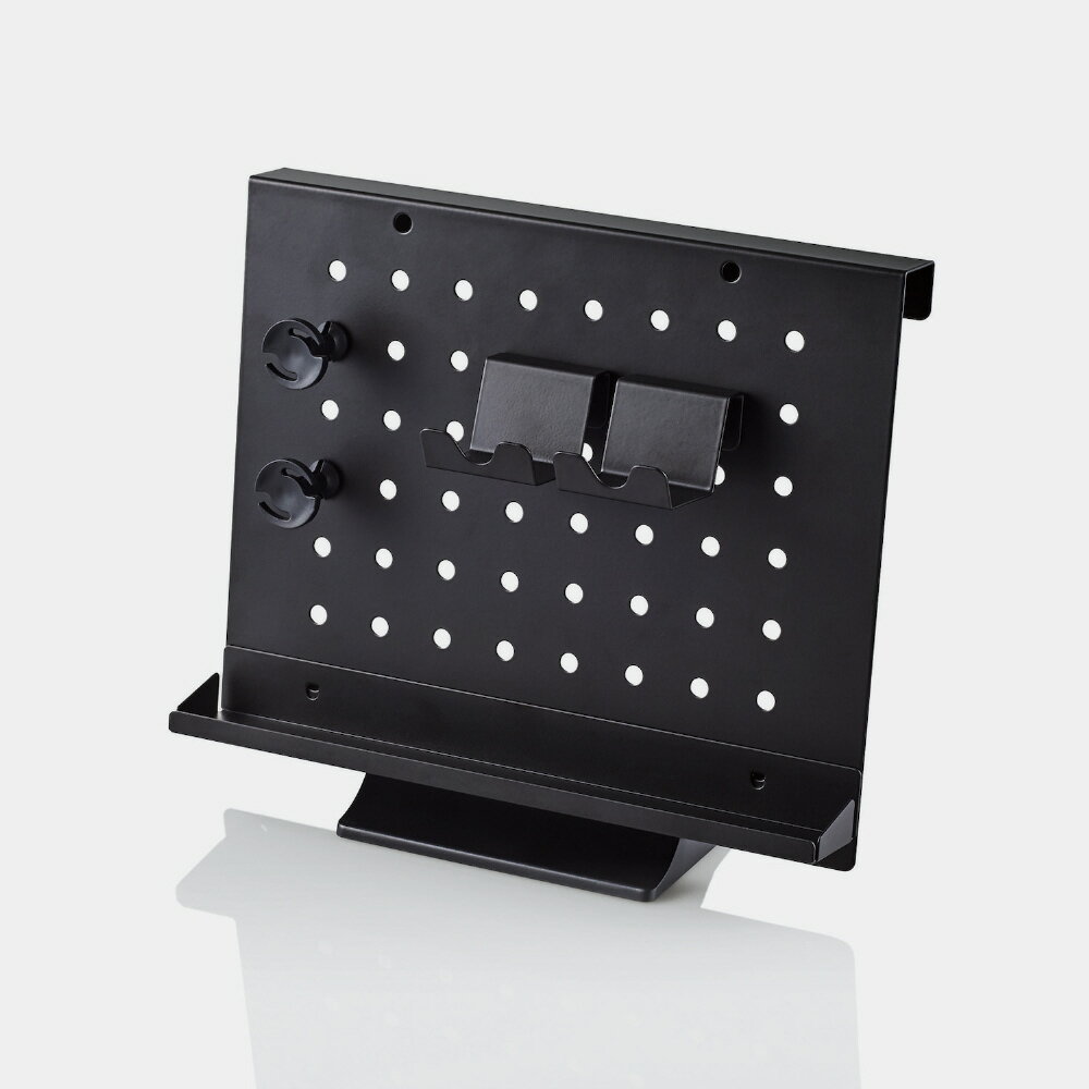 樂天商城 - ELECOM デスクオーガナイザー（ハンガータイプ） [PCA-DON02BK]