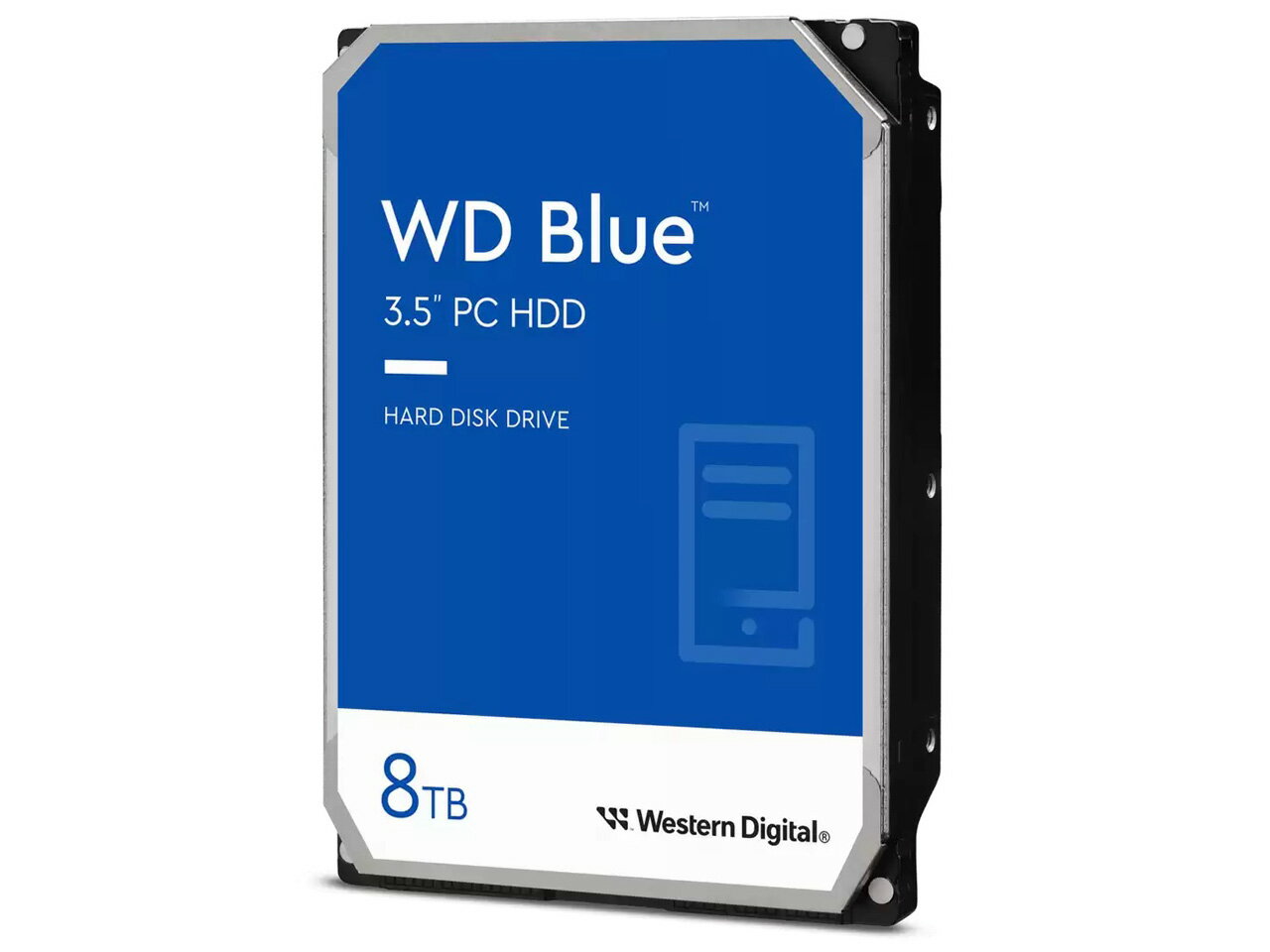 Western Digital ウエスタンデジタル WD80EAAZ WD Blue 内蔵 HDD ハードディスク 8TB CMR 3.5インチ SATA 5640rpm キャッシュ256MB PC向け メーカー保証2年