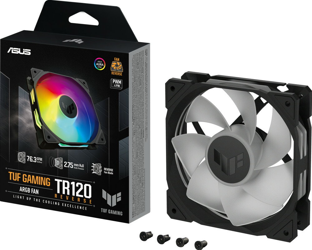 ASUS TUF GAMING TR120 FAN ARGB REVERSE BLACK [ブラック]