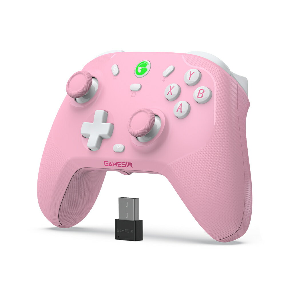 GameSir GameSir T4 Cyclone Pro Pink ゲームパッド ワイヤレス Bluetooth 無線接続 Android/iOS/PC コントローラー HD振動 TURBO連射機能付き 6軸ジャイロセンサー搭載 高耐久ボタン スイッチコントローラー