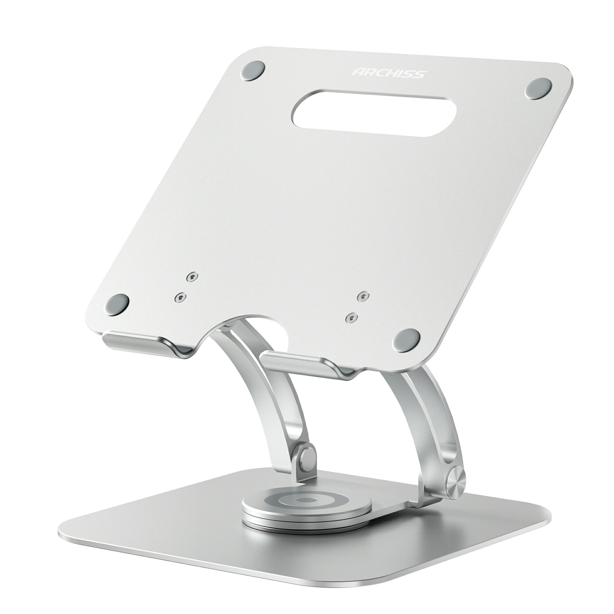 ARCHISS（アーキス） 見やすい高さ、打ちやすい角度、回転するスタンド ノートパソコン用アルミスタン..