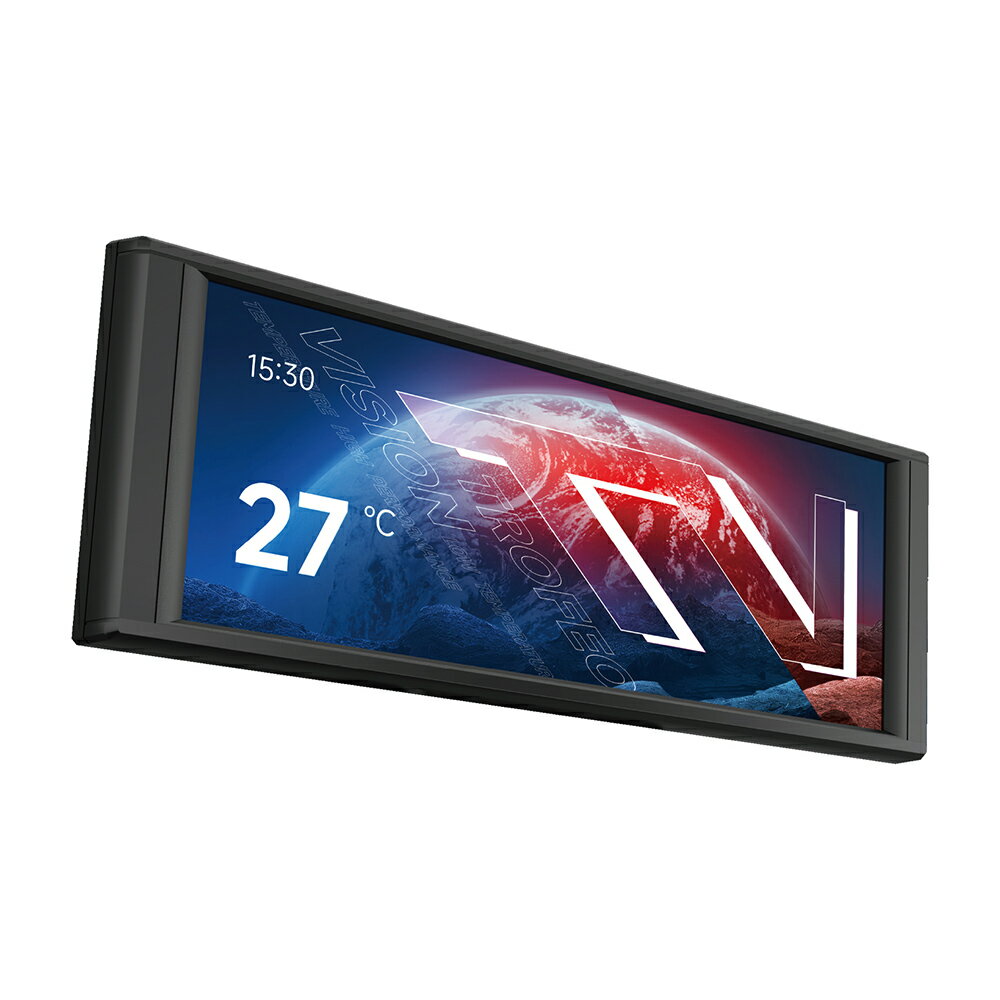 Thermalright 6.86�����IPS�ǥ����ץ쥤��ܥ������å� Trofeo Vision LCD BLACK [TH-TVLCD-BK]