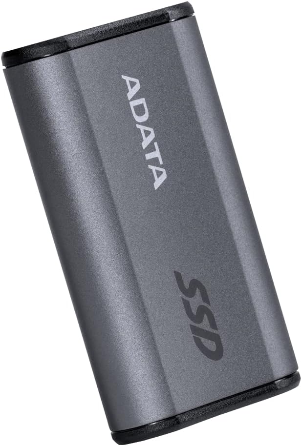 PC DEPOTのADATA ポータブルSSD 500GB Elite SE880 AELI-SE880-500GCGY [チタングレー]｜アングル2