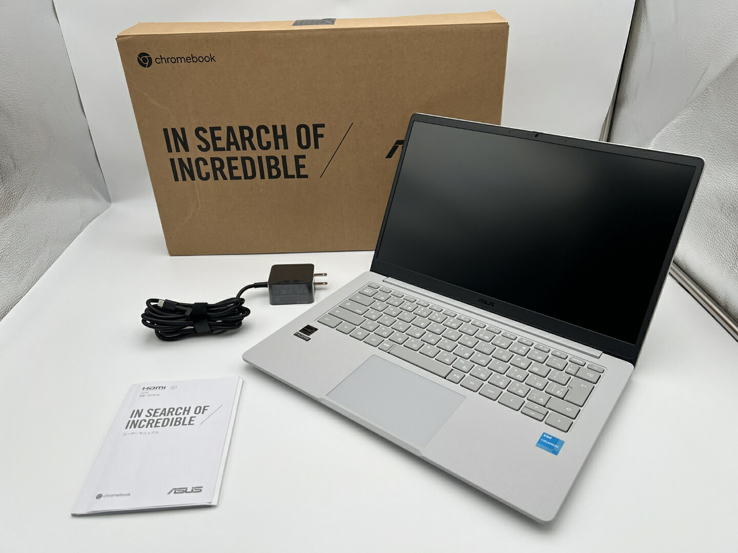 【アウトレット】ASUS Chromebook CX14 (CX1405CKA) CX1405CKA-NK0087 （Celeron N4500・8GB・64GB eMMC搭載）[ピュアグレー]