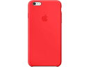 【中古】【未開封 未使用 箱破損あり】Apple シリコンケース MGRG2FE/A (PRODUCT) RED for iPhone 6 Plus（返品不可商品）