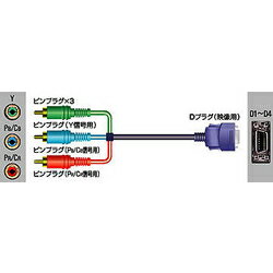 ビクター コンポーネントビデオコード 3M D端子-3ピン VX-DS230