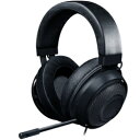 Razer レイザー ゲーミングヘッドセット Razer KRAKEN BLACK ブラック (ミニプラグ接続 ケーブル長:1.3m)