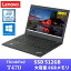 10ܥݥоݡۡš LENOVO ThinkPad T470 14FHD(1920x1080)վ Windows10 Pro Core i5-7300U 8GB SSD512GB Web ̵LAN Bluetooth WPS Officeդ