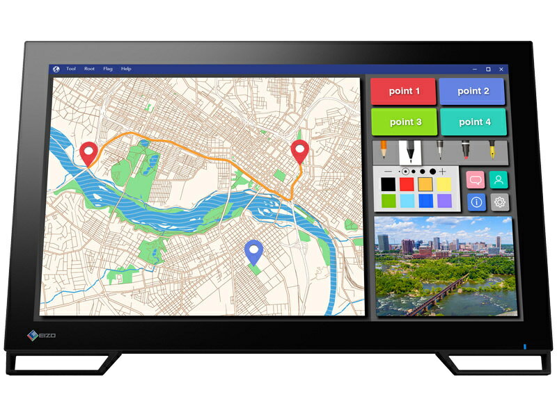 【送料無料】EIZO FDF2182WT-LBK 54.7cm（21.5）型タッチパネル装着カラー液