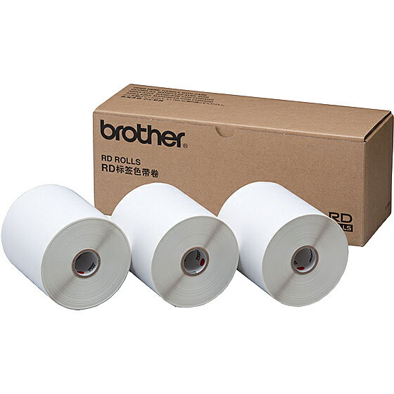 【送料無料】ブラザー RD-S06J4 TDシリーズ用再剥離ラベル【在庫目安:お取り寄せ】| 消耗品 ロール紙 レシート バーコード 用紙 ロール ラベル