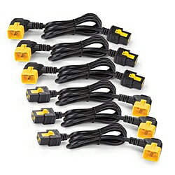 【送料無料】シュナイダーエレクトリック AP8716R Power Cord Kit (6 ea) Locking C19 to C20 (90 Degree) 1.8m【在庫目安:お取り寄せ】| パソコン周辺機器 電源コード 電源ケーブルケーブル