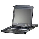 【送料無料】ATEN KL1516ANJJL 19インチLCD デュアルスライド 16ポートKVNドロワー ロングレール【在庫目安:お取り寄せ】| オフィス オフィス家具(2)