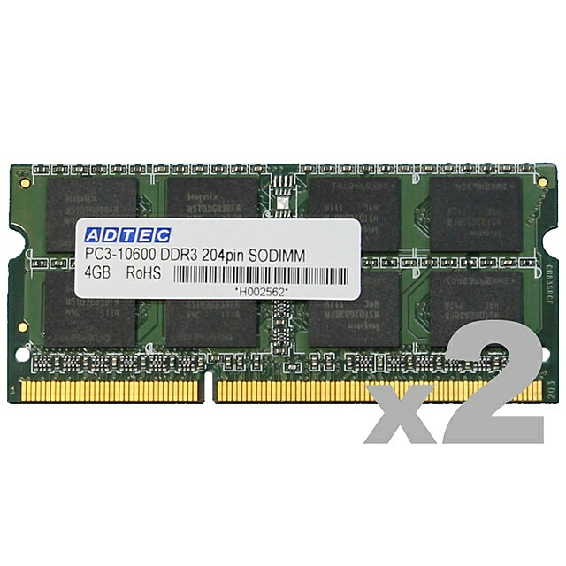 ̵ۥɥƥå ADS8500N-4GW DDR3-1066 204pin SO-DIMM 4GB2ں߸ܰ:󤻡