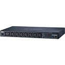 【送料無料】ATEN PE6208B エネルギー管理機能搭載 8ポート eco PDU【在庫目安:お取り寄せ】| オフィス オフィス家具 サーバーラック用コンセ...
