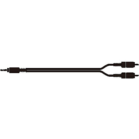 オーディオテクニカ ATL461A/1.5 ラインケーブル （ステレオミニプラグ - ピンプラグ×2） 1.5m【在庫目安:お取り寄せ】