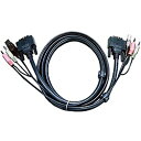 【送料無料】ATEN 2L-7D03U DVI KVMケーブル 3m【在庫目安:お取り寄せ】| パソコン周辺機器 KVMケーブル KVM ケーブル PC パソコン|詳細画像