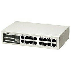 【送料無料】バッファロー LSW3-TX-16NSR 10/ 100M スイッチングHub 金属筐体/ 電源内蔵モデル 16ポート【在庫目安:お取り寄せ】