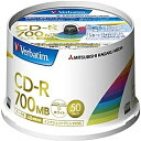 CD-R 700MB PCデータ用 48倍速対応 50枚スピンドルケース 印刷可能ホワイトレーベル 詳細スペック メディアタイプデータ用 記憶容量700MB 入数50枚 最大対応速度(書込)48倍速 個別梱包形態スピンドルケース カラーホワイト プリンタブル対応