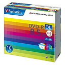 y݌ɖڈ:zVerbatim DHR85HP10V1 DVD-R DL 8.5GB PCf[^p 8{Ή 10XP[X Ch\