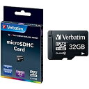 Verbatim MHCN32GJVZ1 microSDHCカード 32GB Class10 (SDアダプター無し)【在庫目安:お取り寄せ】