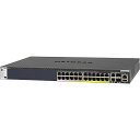 【送料無料】NETGEAR GSM4328PB-100AJS M4300-28G-PoE+ 1000BASE-T 24ポート(PoE+対応) + 10GBASE...