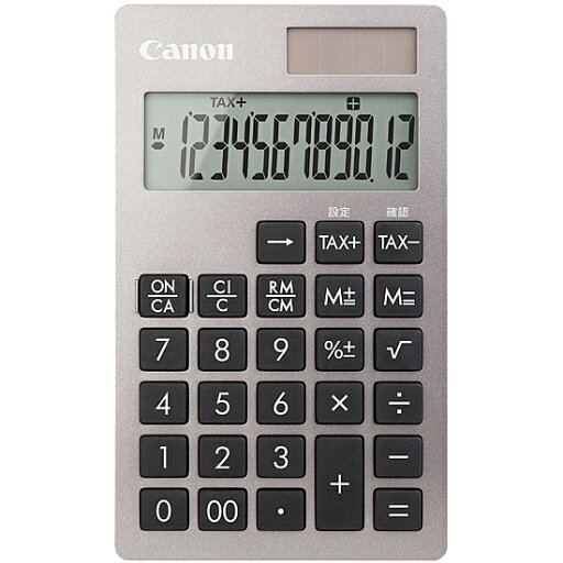 Canon 1481C002 電卓 KS-12T (銀)【在庫目安:お取り寄せ】| 事務機 電卓 計算機 電子卓上計算機 小型 演算 計算 税計算 消費税 税 Canon 1481C002 電卓 KS-12T (銀)【在庫目安:お取り寄せ】| 事務機 電卓 計算機 電子卓上計算機 小型 演算 計算 税計算 消費税 税