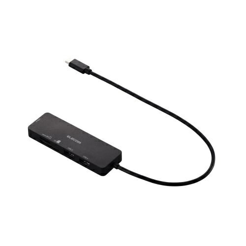 ̵ELECOM U3H-MSD3007BBK USB HUB/ USB-C/ Хѥ/ USB-A3/ SD+microSD...