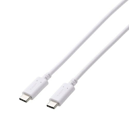 ELECOM GM-CC20WH USB2.0ケーブル/ PS5対応/ C-Cタイプ/ ノーマル/ 2.0m/ ホワイト【在庫目安:お取り寄せ】 ELECOM GM-CC20WH USB2.0ケーブル/ PS5対応/ C-Cタイプ/ ノーマル/ 2.0m/ ホワイト【在庫目安:お取り寄せ】